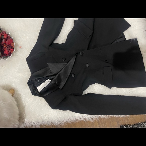 Zara blogger classic cut tuxedo blazer - Picture 3 of 4